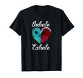 Inhale Exhale Yoga Meditation T-Shirt - Fun Novelty Design for Adults - T-Shirt, Sweatshirt, Hoodie