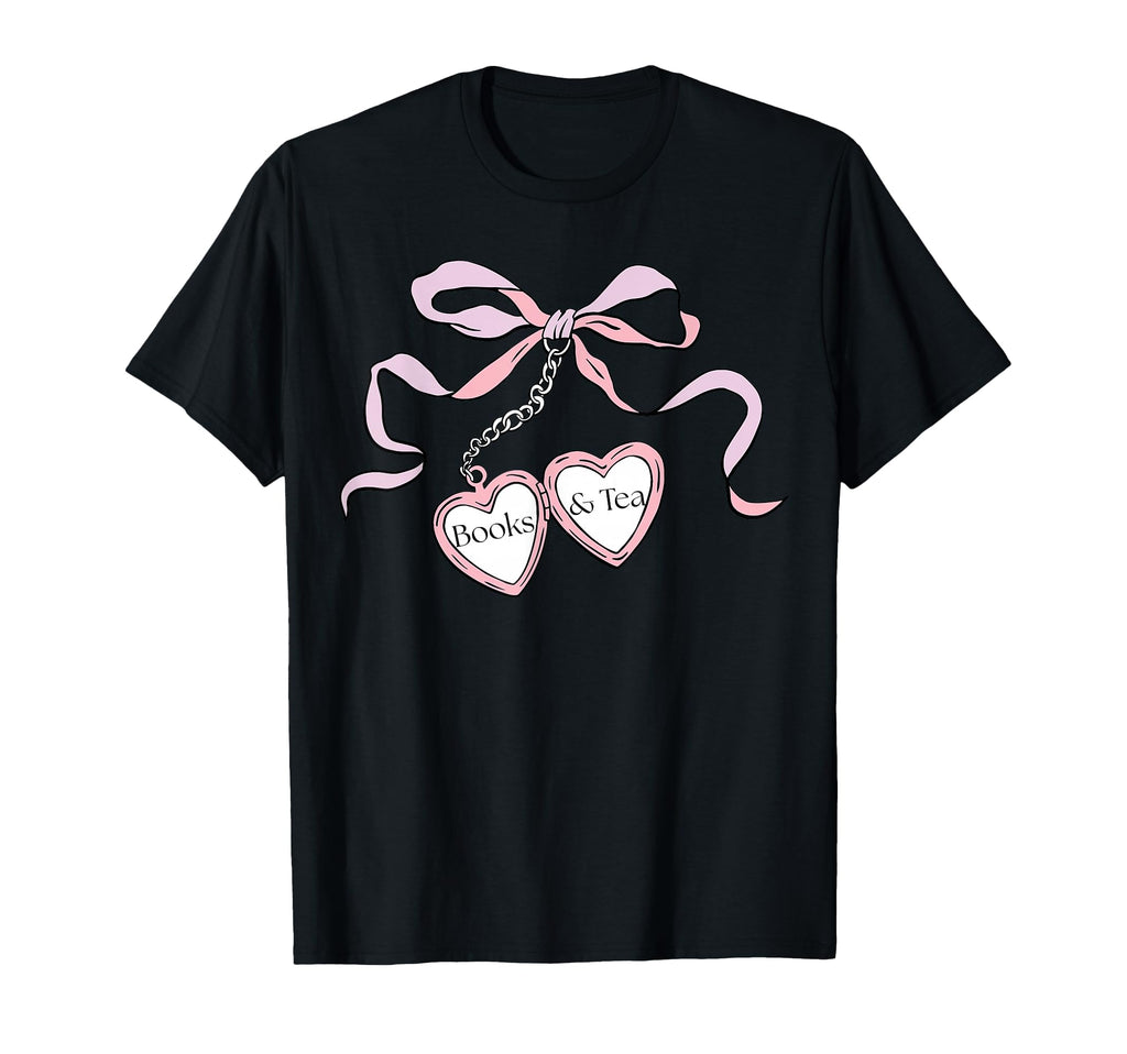 Locket Art Book And Tea Lover T-Shirt - Streetwear Style for Adults - T-Shirt, Sweatshirt, Hoodie