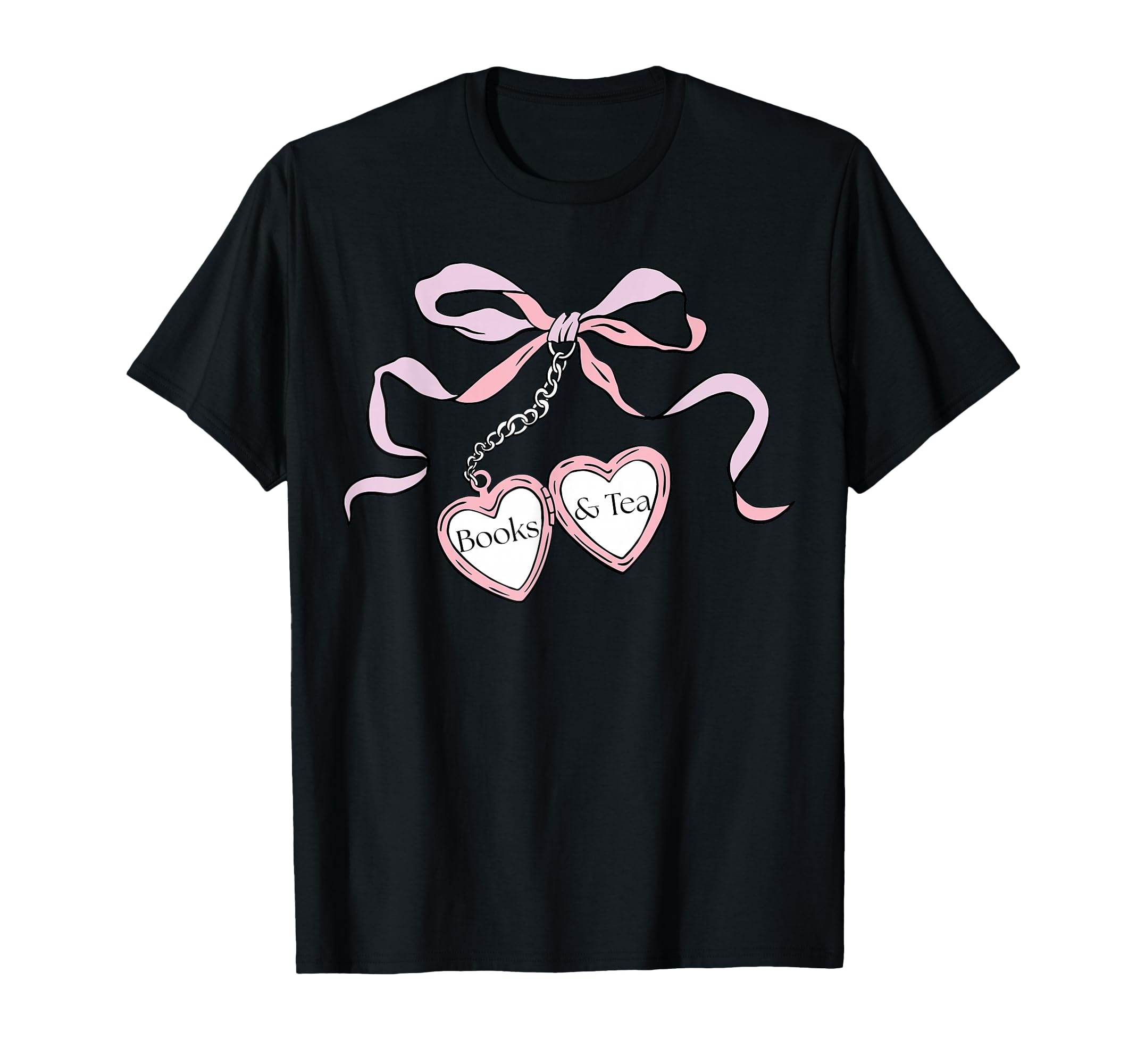 Locket Art Book And Tea Lover T-Shirt - Streetwear Style for Adults - T-Shirt, Sweatshirt, Hoodie