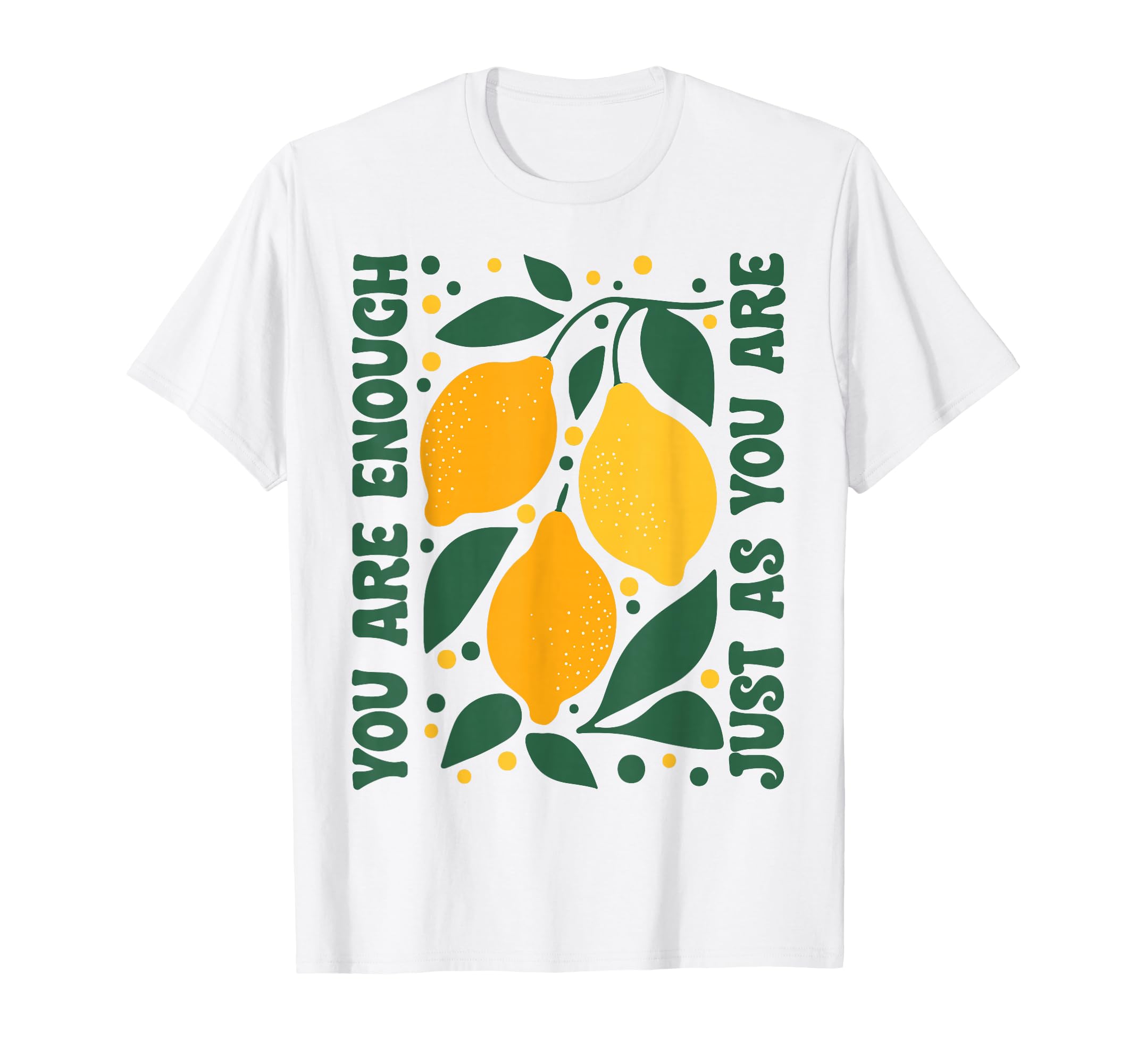 You Are Enough Boho Matisse Lemon T-Shirt - Unique Graphic Men Women - T-Shirt, Sweatshirt, Hoodie