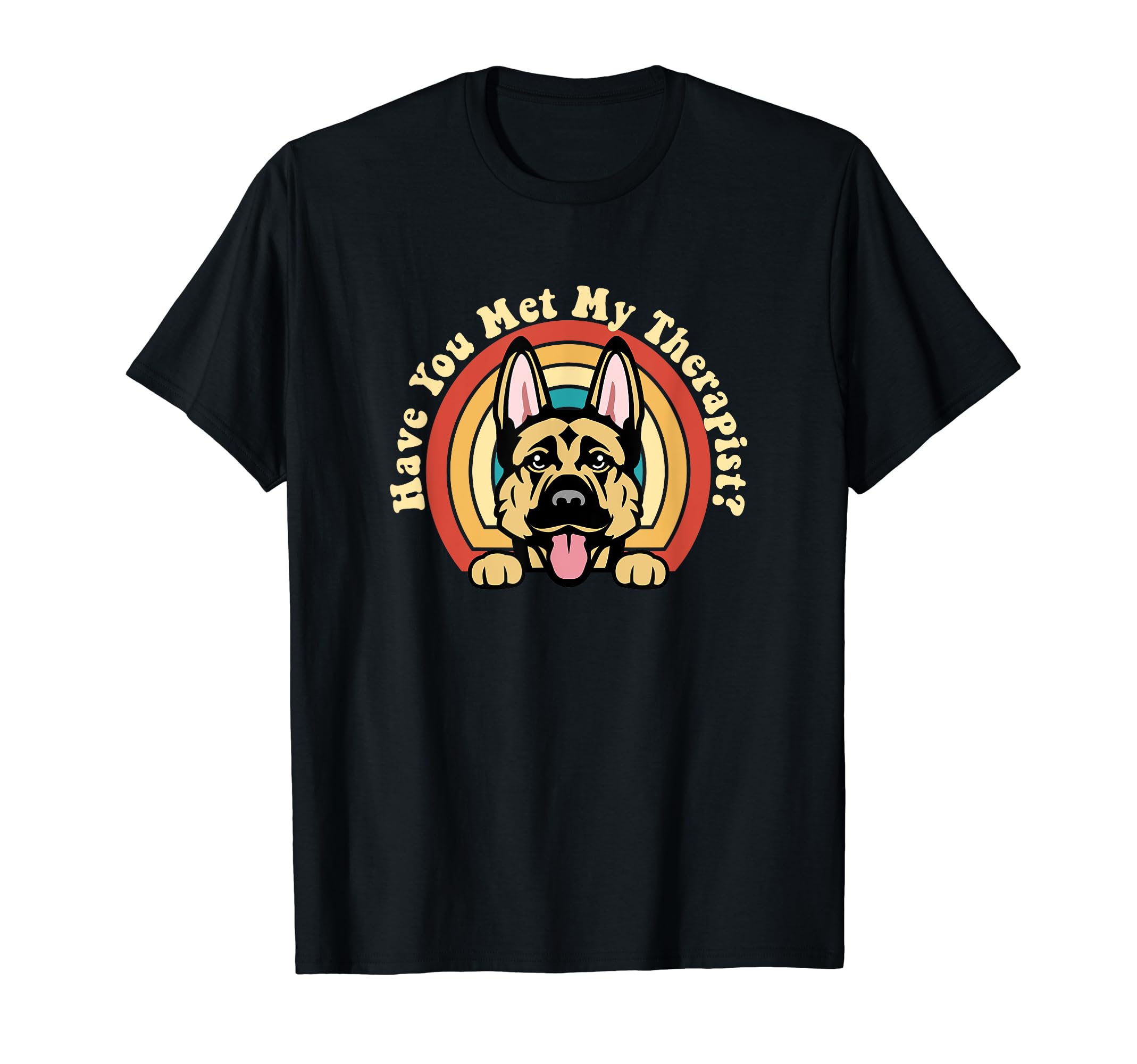 Emotional Support Therapy Dog German T-Shirt - Streetwear Style Men Women - T-Shirt, Sweatshirt, Hoodie