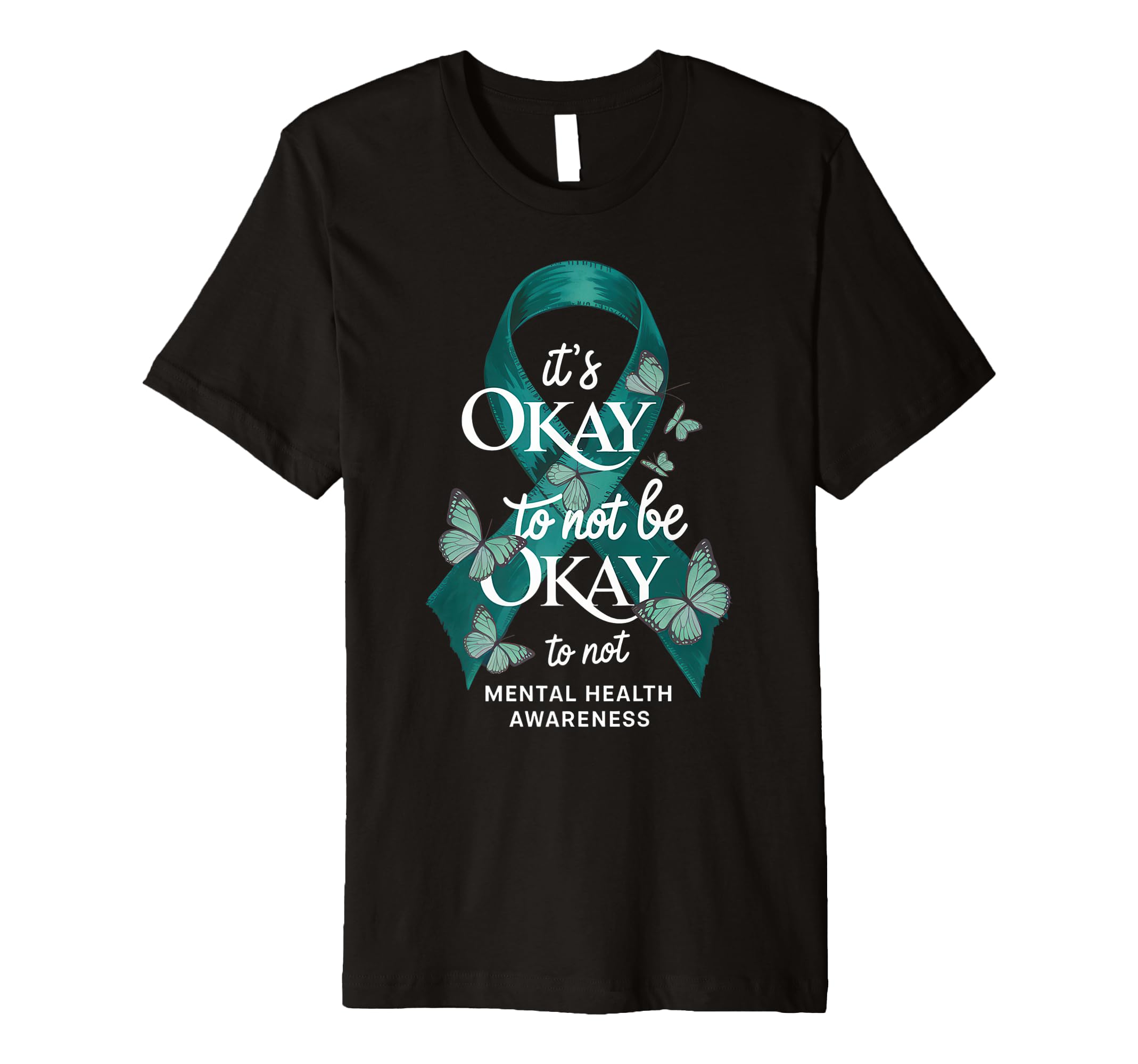 Its Okay To Not Be Okay Mental T-Shirt - Custom Art Print for Adults - T-Shirt, Sweatshirt, Hoodie