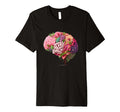 Floral Brain Mental Health Matters Be T-Shirt - Novelty Apparel for Adults - T-Shirt, Sweatshirt, Hoodie