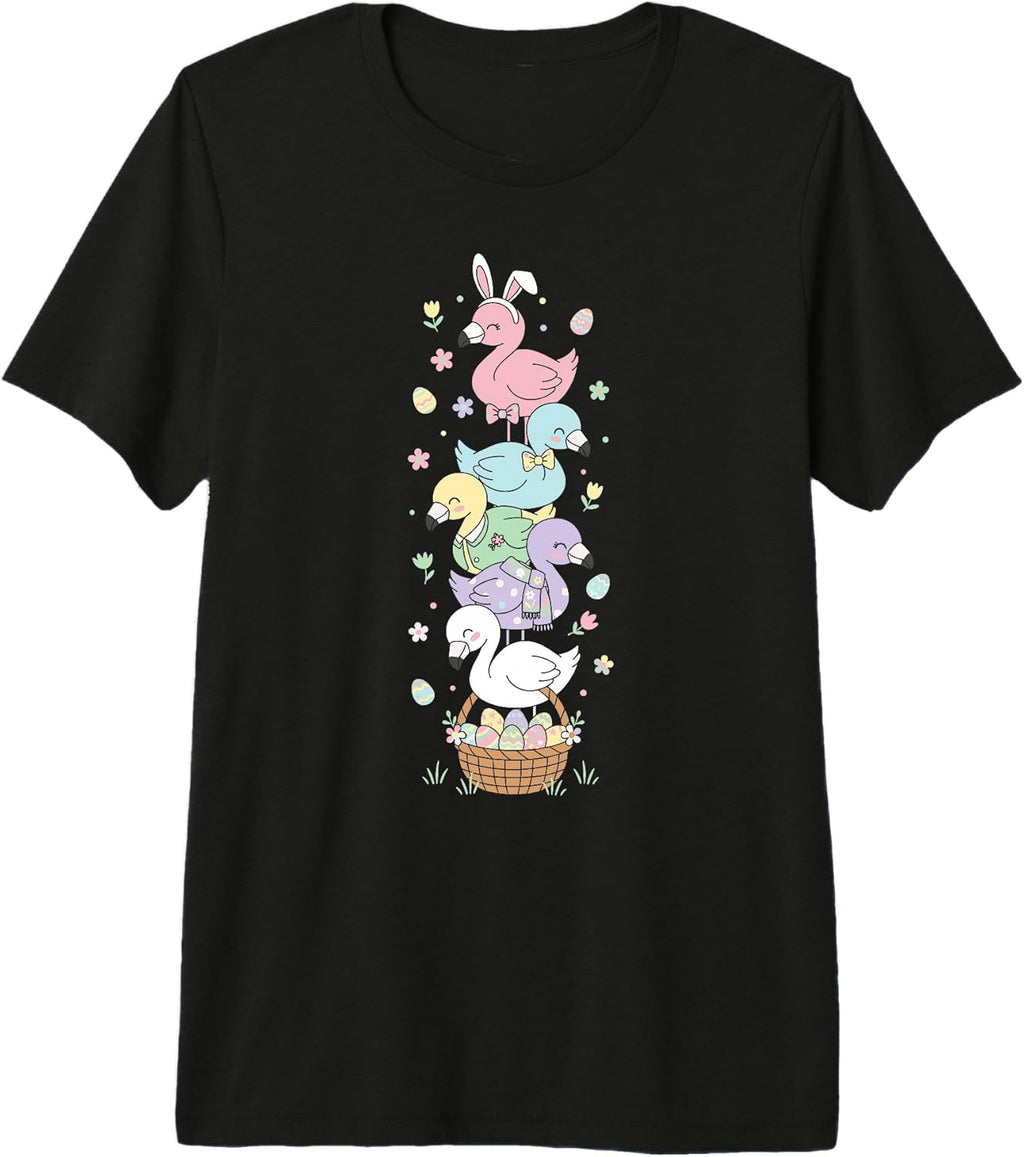 Flamingo Lovers Easter Day Costume for Boy Girl Unisex T-shirt, Sweatshirt, Hoodie, Long Sleeve Tee - T-Shirt, Sweatshirt, Hoodie