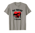 Pet Therapy Team Animal Assisted T-Shirt - Aesthetic Graphic Men Women - T-Shirt, Sweatshirt, Hoodie