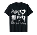 Aussies And Books Better Than Therapy T-Shirt - Unique Graphic Unisex - T-Shirt, Sweatshirt, Hoodie