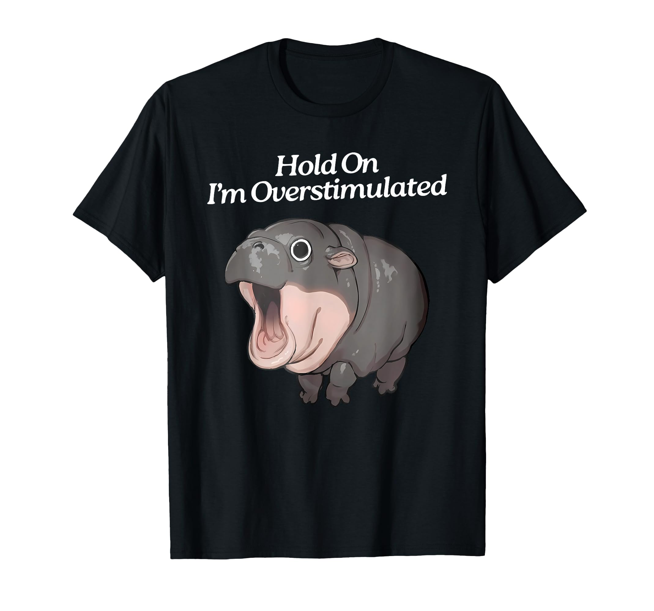 Hold Im Overstimulated Funny T-Shirt - Trendy Graphic Men Women - T-Shirt, Sweatshirt, Hoodie