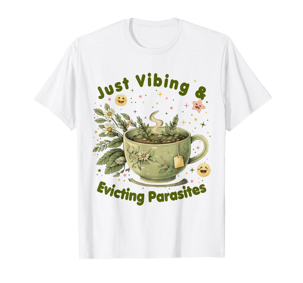 Funny Wellness Vibes Aesthetic Tea T-Shirt - Aesthetic Graphic for Adults - T-Shirt, Sweatshirt, Hoodie