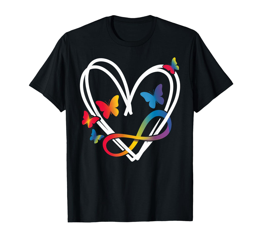 Infinity Heart Autism Awareness T-Shirt - Aesthetic Graphic Unisex - T-Shirt, Sweatshirt, Hoodie