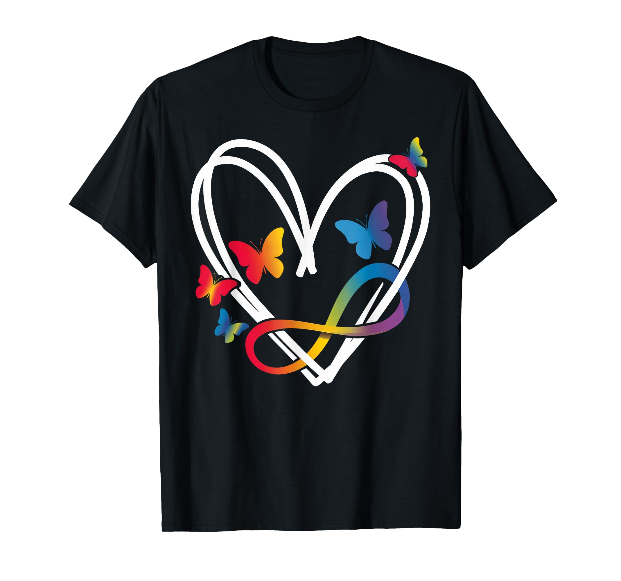 Infinity Heart Autism Awareness T-Shirt - Aesthetic Graphic Unisex - T-Shirt, Sweatshirt, Hoodie