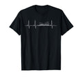 Heartbeat Book Reader Reading Lover T-Shirt - Custom Art Print Unisex - T-Shirt, Sweatshirt, Hoodie
