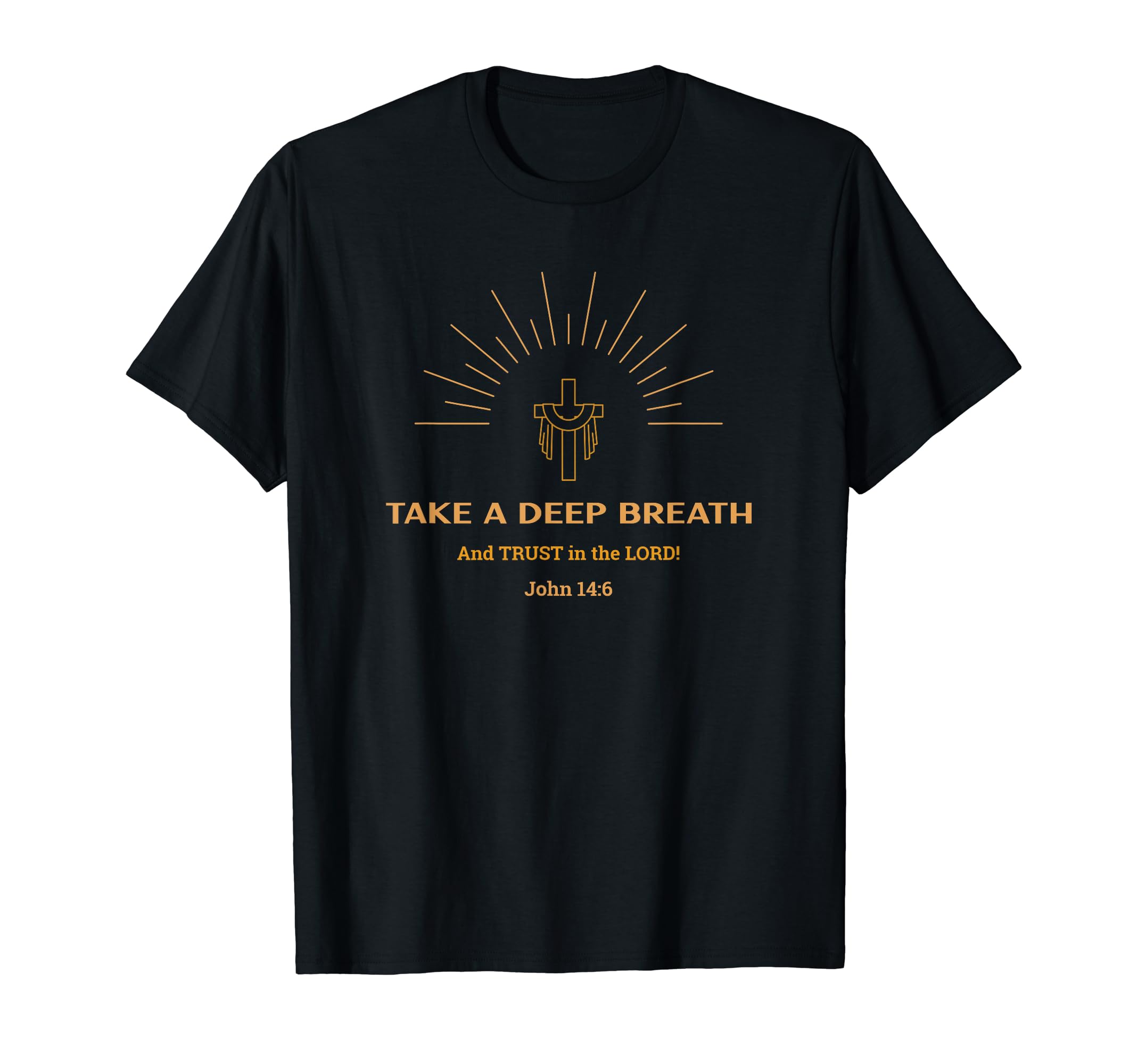 Take Deep Breath And Trust Lord Hoodie - Aesthetic Graphic for Adults - T-Shirt, Sweatshirt, Hoodie