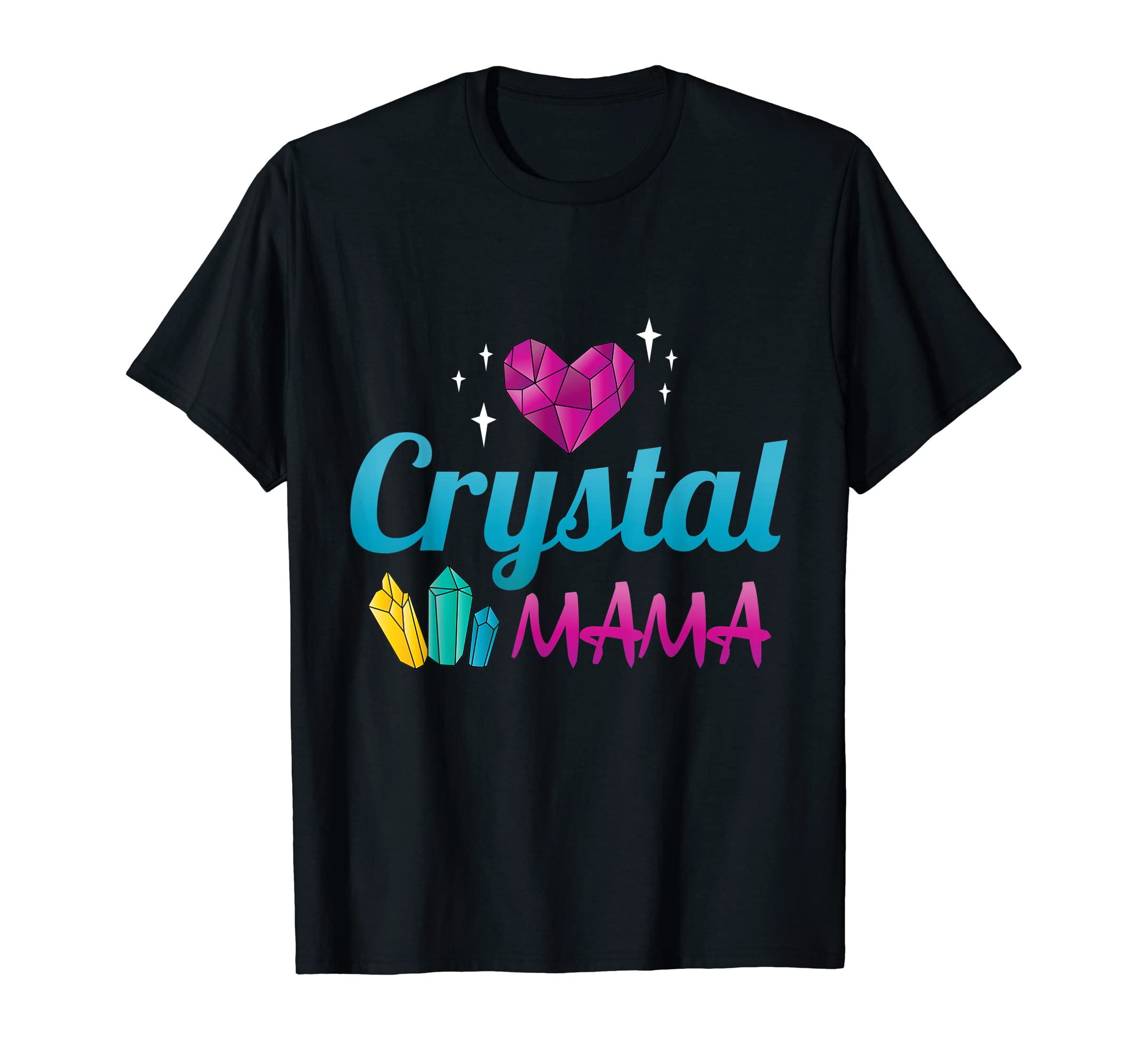 Crystal Mama Healing Meditation T-Shirt - Fun Novelty Design for Adults - T-Shirt, Sweatshirt, Hoodie