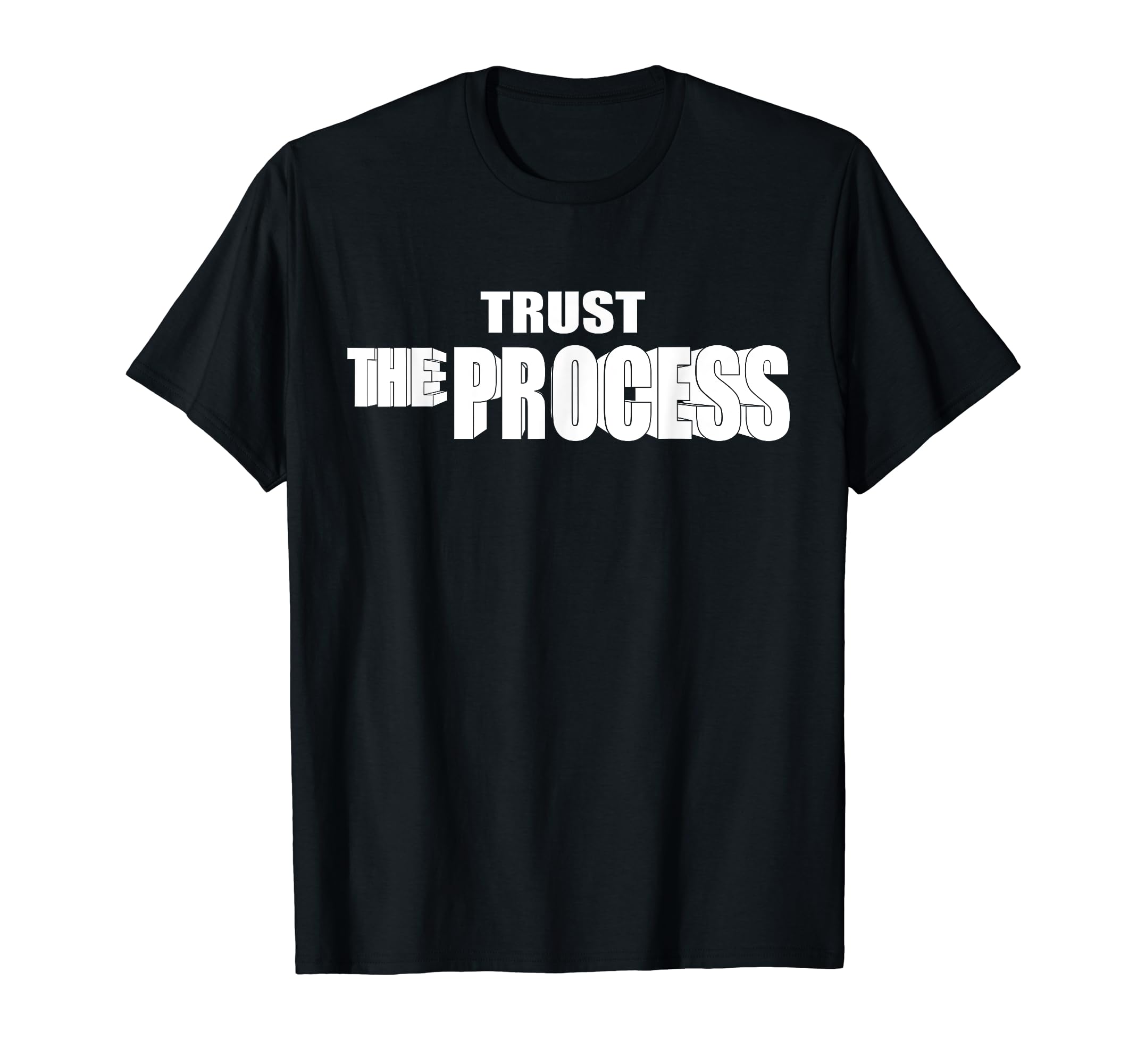 C674 Trust Process Gym Workout Fitness T-Shirt - Minimalist Print Unisex - T-Shirt, Sweatshirt, Hoodie