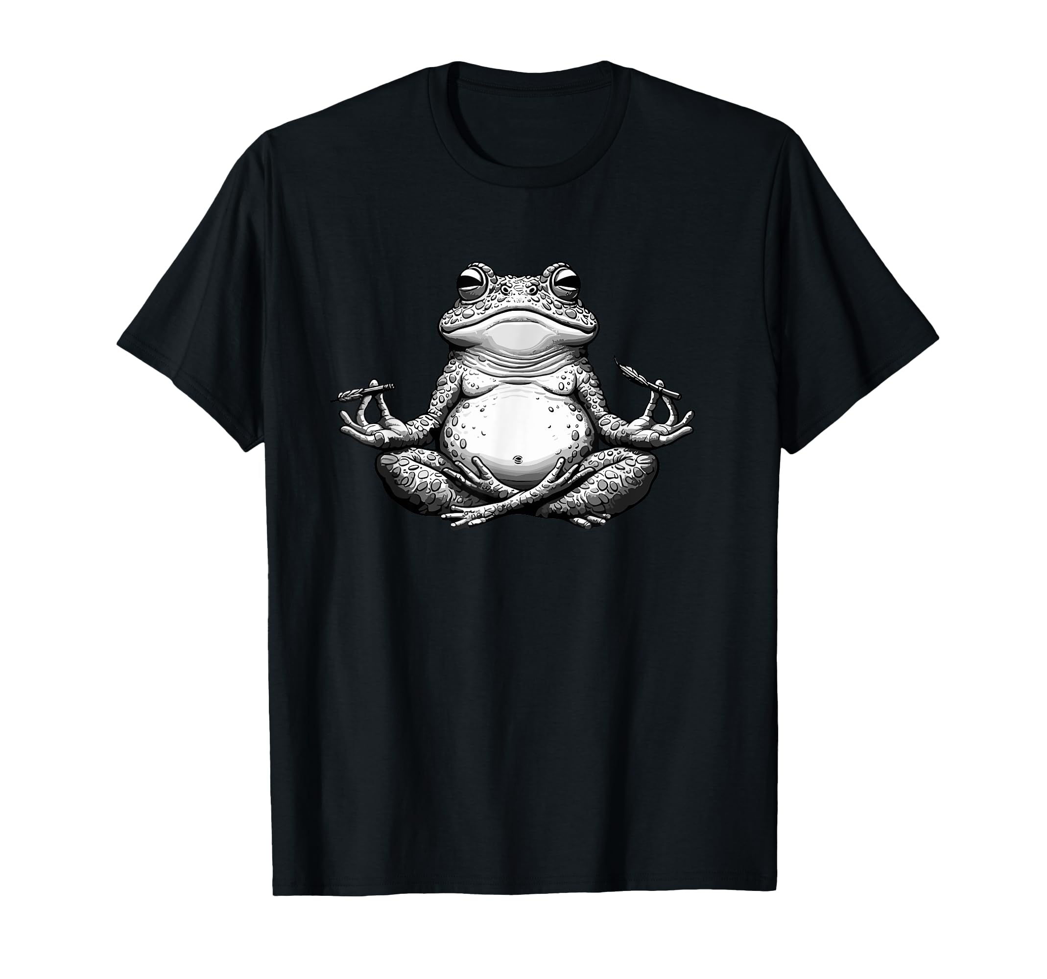 Meditation Frog Toad Yoga Pose T-Shirt - Streetwear Style Men Women - T-Shirt, Sweatshirt, Hoodie
