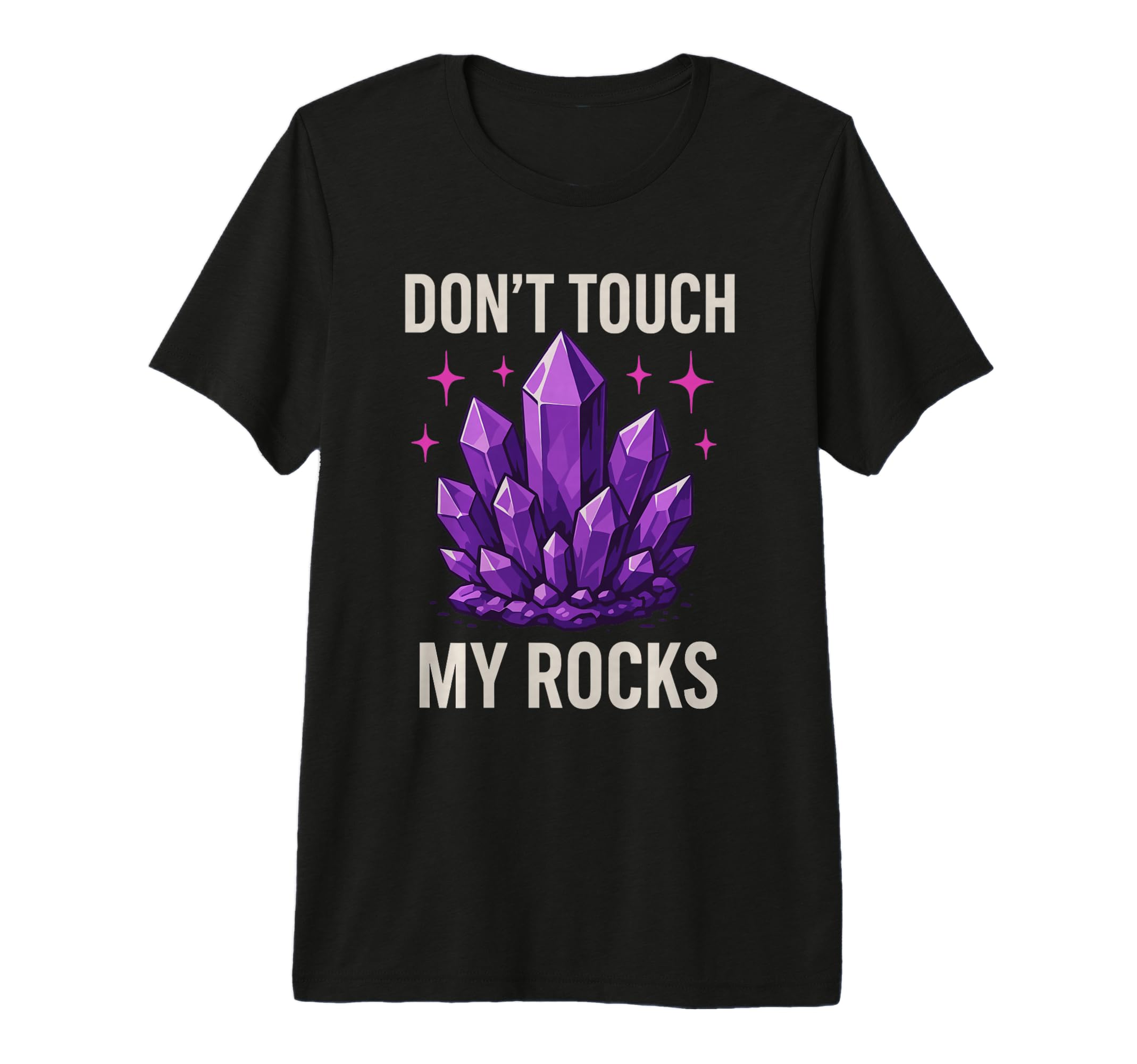 Amethyst Addict Healing Crystal T-Shirt - Aesthetic Graphic for Adults - T-Shirt, Sweatshirt, Hoodie