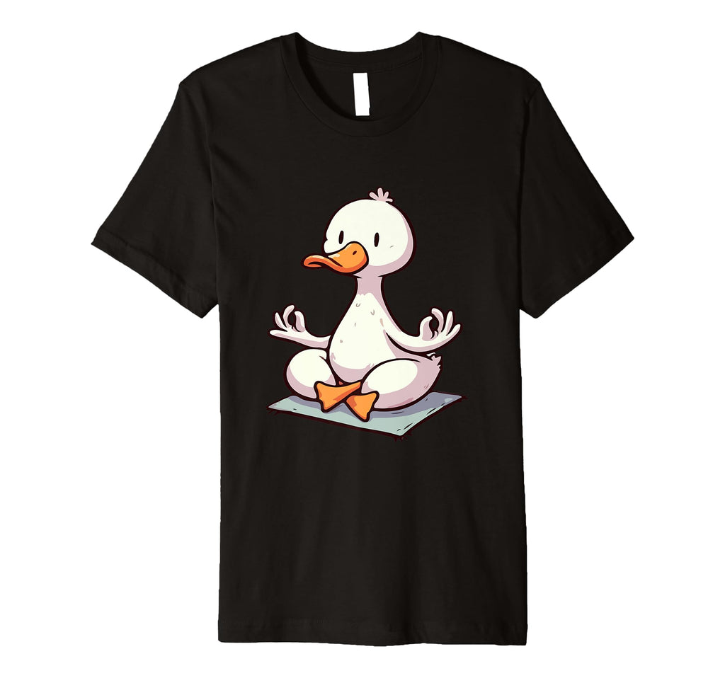 Meditation Duck Yoga Pose T-Shirt - Casual Everyday Wear Men Women - T-Shirt, Sweatshirt, Hoodie