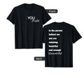 To Person Behind Me You Are Amazing T-Shirt - Unique Graphic Unisex - T-Shirt, Sweatshirt, Hoodie