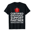 Certified Emotional Support Partner T-Shirt - Unique Graphic for Adults - T-Shirt, Sweatshirt, Hoodie