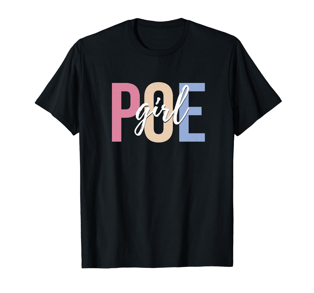 Poe Edgar Allan Poe Literature T-Shirt - Fun Novelty Design for Adults - T-Shirt, Sweatshirt, Hoodie