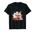 Ghosts Reading Books Library T-Shirt - Aesthetic Graphic Men Women - T-Shirt, Sweatshirt, Hoodie