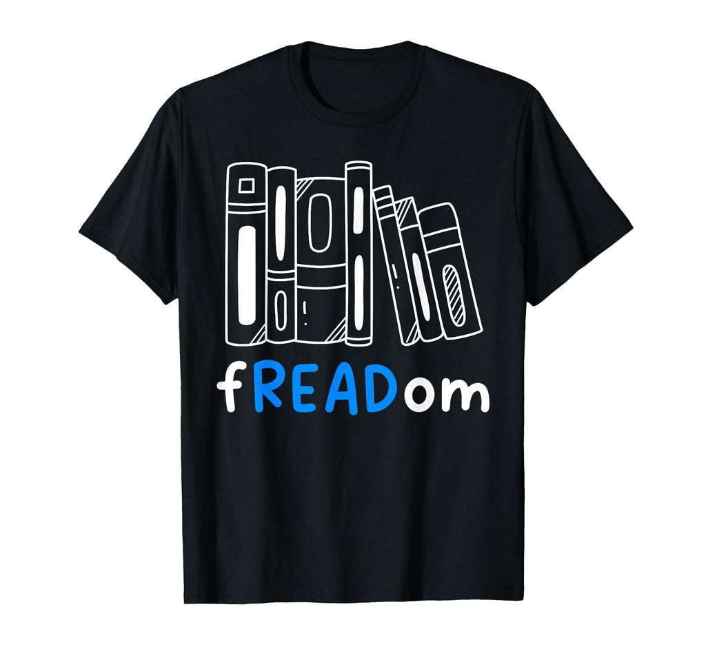 Bookish Freadom Bibliophile Librarian T-Shirt - Custom Art Print Men Women - T-Shirt, Sweatshirt, Hoodie