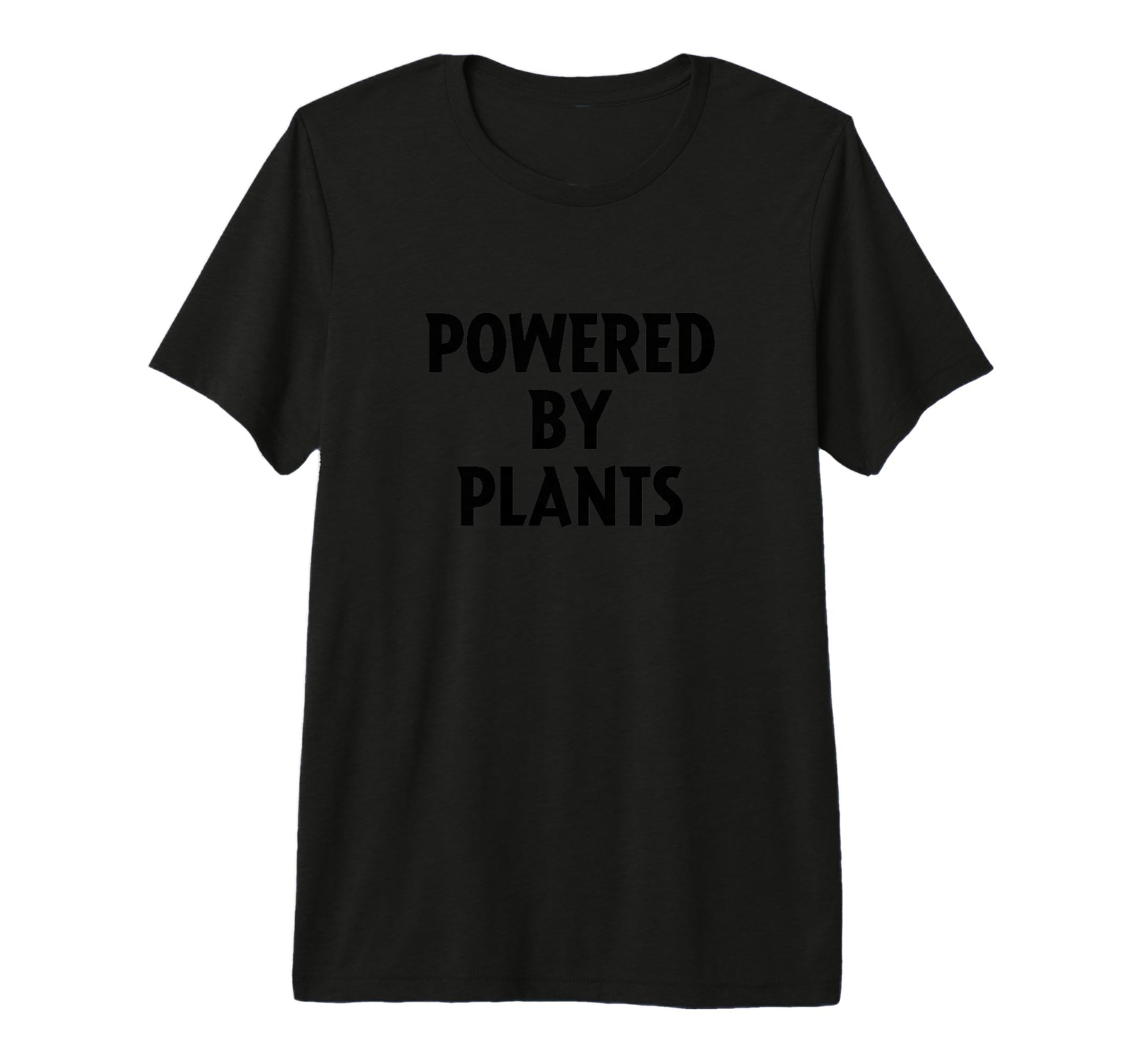 Powered Plants Running Vegan Vegetarian T-Shirt - Custom Art Print Unisex - T-Shirt, Sweatshirt, Hoodie