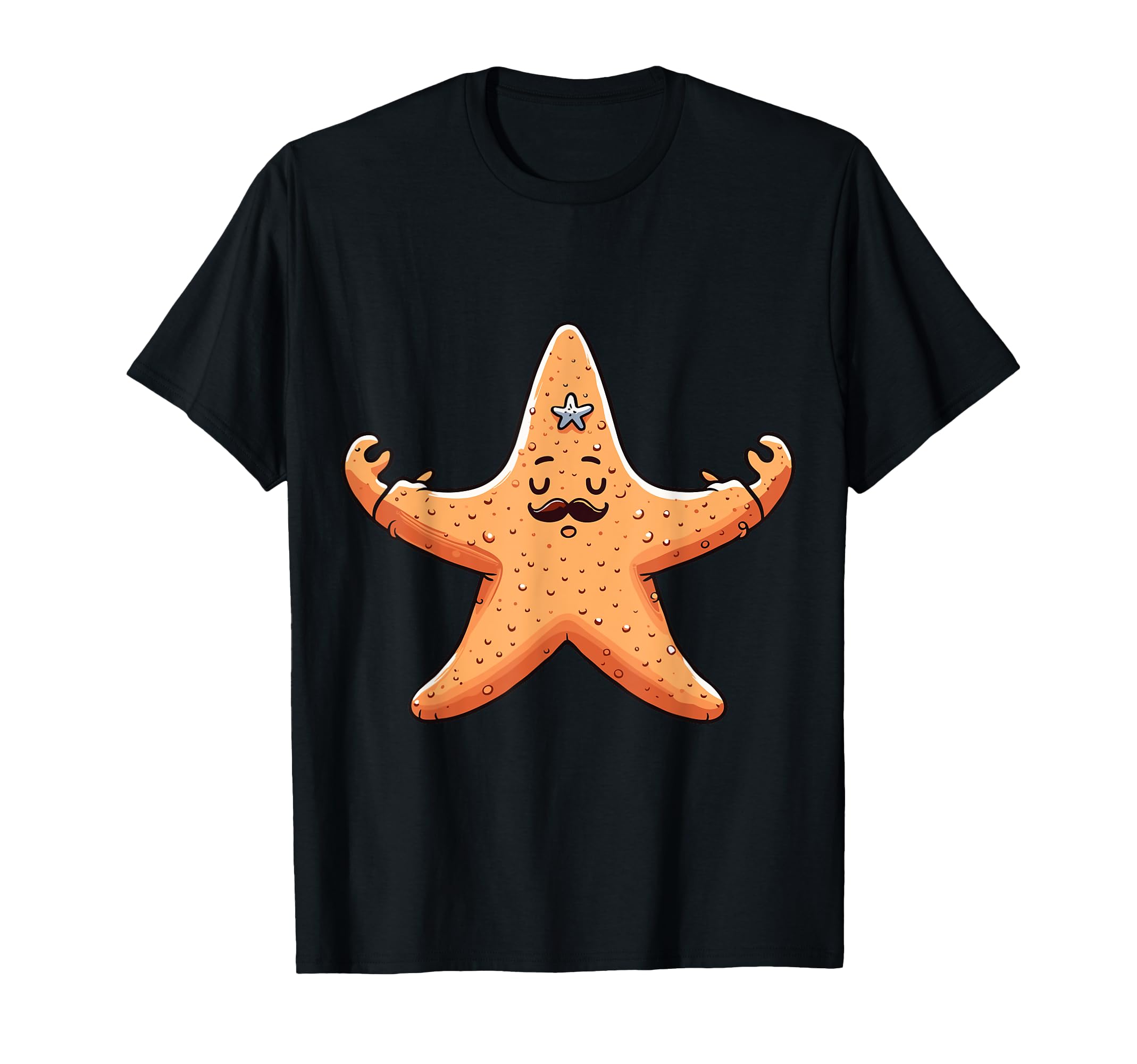 Meditation Starfish Yoga Pose Relaxing T-Shirt - Minimalist Print Unisex - T-Shirt, Sweatshirt, Hoodie
