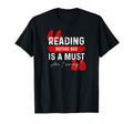 Reading Before Bed Nightly Ritual T-Shirt - Graphic Print for Adults - T-Shirt, Sweatshirt, Hoodie