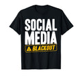 Antisocial Social Media Blackout T-Shirt - Casual Everyday Wear for Adults - T-Shirt, Sweatshirt, Hoodie