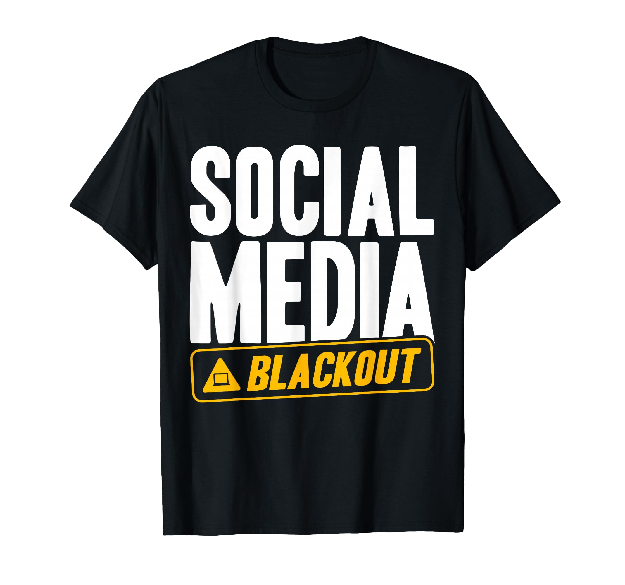 Antisocial Social Media Blackout T-Shirt - Casual Everyday Wear for Adults - T-Shirt, Sweatshirt, Hoodie