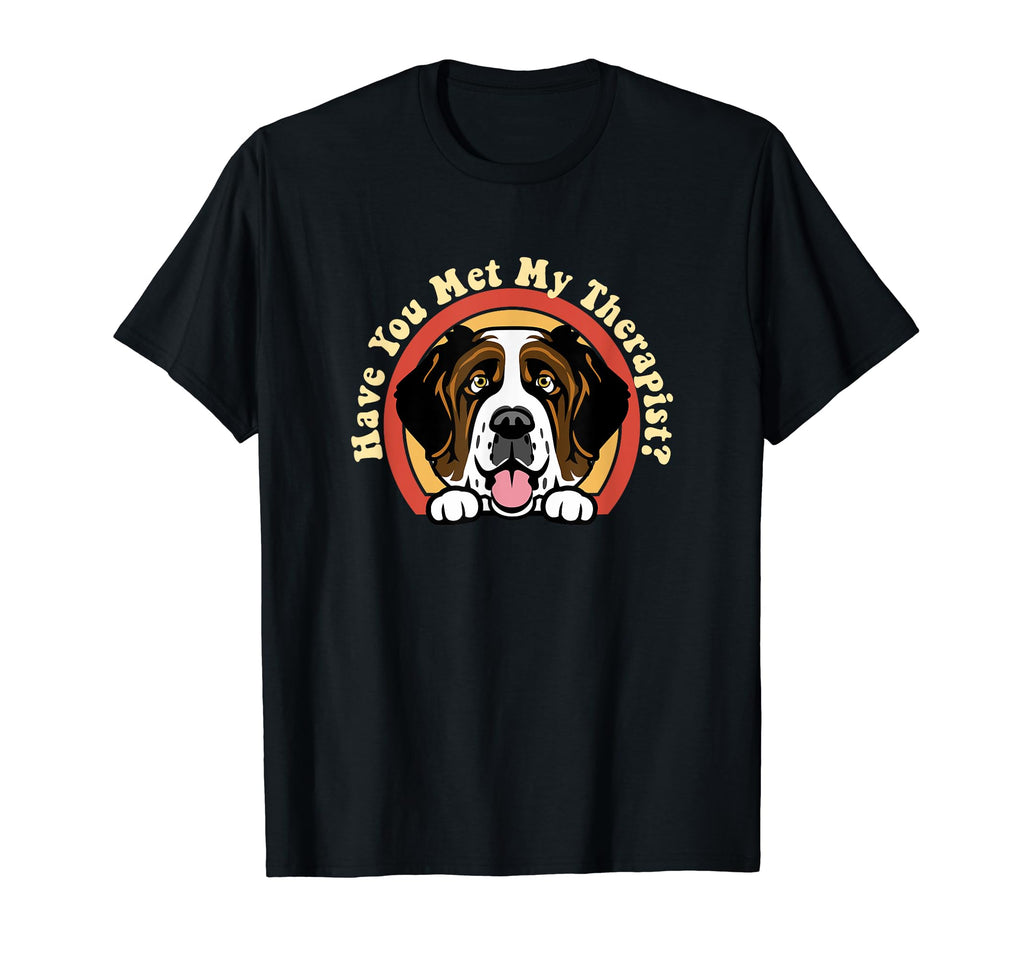 Emotional Support Therapy Dog St Saint T-Shirt - Graphic Print Men Women - T-Shirt, Sweatshirt, Hoodie