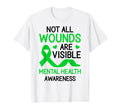 Not All Wounds Are Visible Mental Health T-Shirt - Graphic Print Unisex - T-Shirt, Sweatshirt, Hoodie