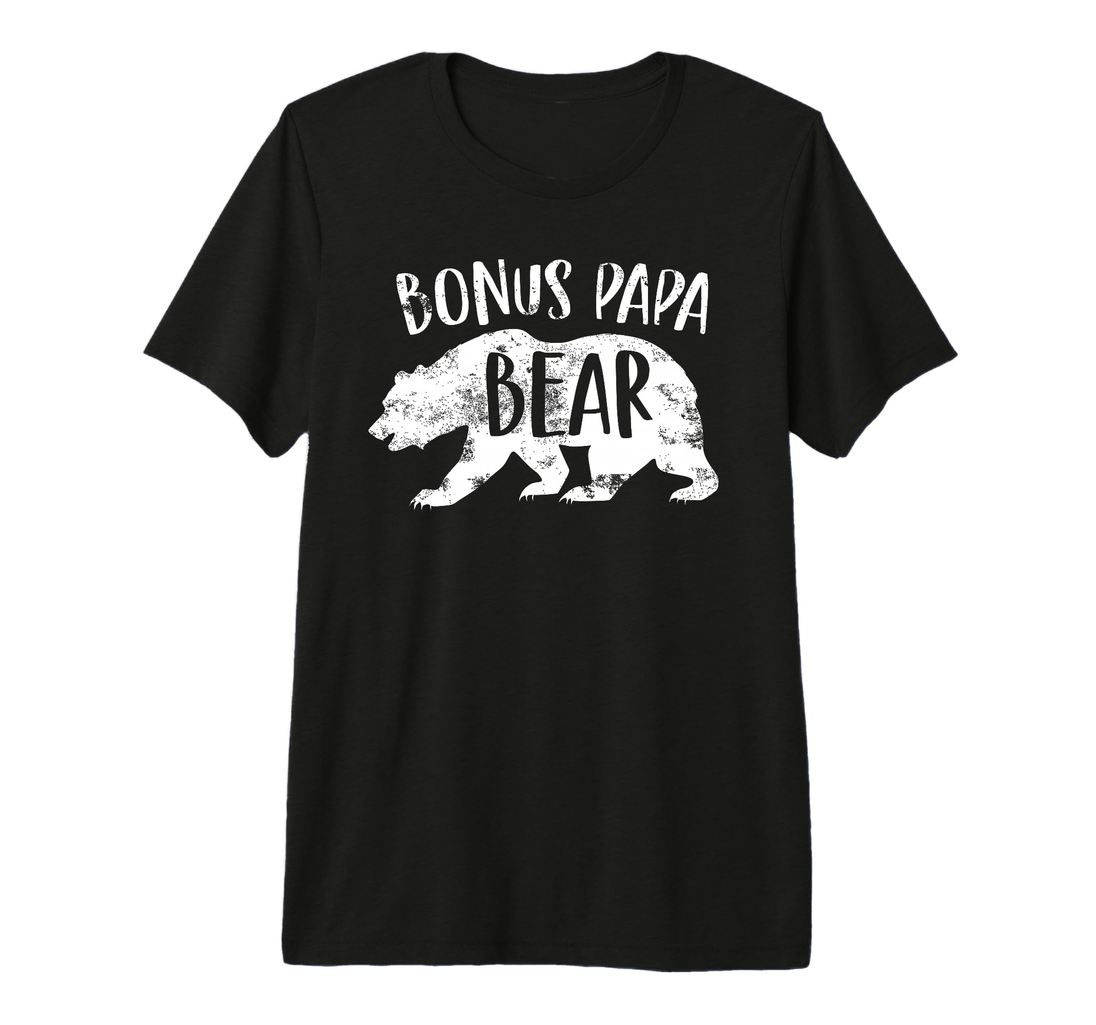 Bonus Papa Bear Best Stepfather T-Shirt - Fun Novelty Design for Adults - T-Shirt, Sweatshirt, Hoodie