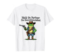 Hold Partner Im Overstimulated Funny T-Shirt - Minimalist Print for Adults - T-Shirt, Sweatshirt, Hoodie