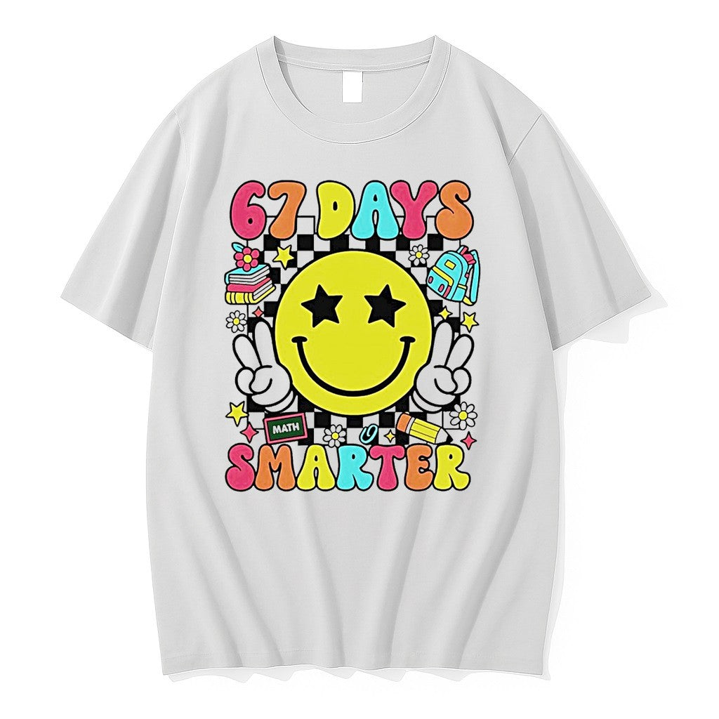 67 Days Smarter Students Teacher Tshirts Sweater Hoodie Jpg Unisex T-shirt, Sweatshirt, Hoodie, Long Sleeve Tee - T-Shirt, Sweatshirt, Hoodie