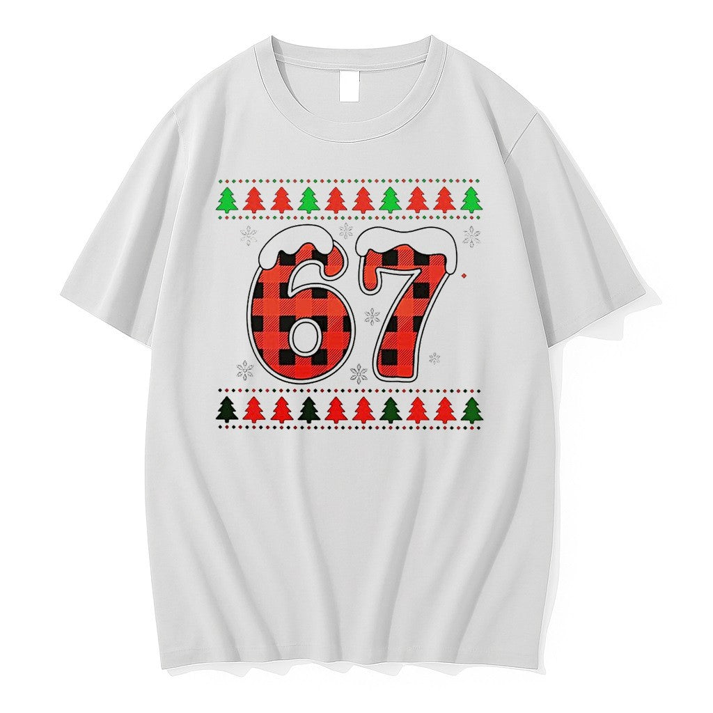 67 Ugly Christmas Xmas Buffalo Plaid Tshirts Sweater Hoodie Jpg Unisex T-shirt, Sweatshirt, Hoodie, Long Sleeve Tee - T-Shirt, Sweatshirt, Hoodie