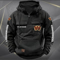 Washington Commanders Custom Name Cargo Hoodie Unisex T-shirt, Sweatshirt, Hoodie, Long Sleeve Tee - T-Shirt, Sweatshirt, Hoodie