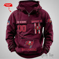 Tampa B Buccaneers Vintage Men Hoodies With Custom Name & Number Unisex T-shirt, Sweatshirt, Hoodie, Long Sleeve Tee - T-Shirt, Sweatshirt, Hoodie