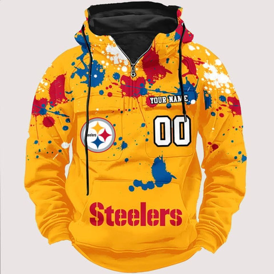 Pittsburgh Steeler Classic Revival 3D Hoodie Unisex T-shirt, Sweatshirt, Hoodie, Long Sleeve Tee - T-Shirt, Sweatshirt, Hoodie