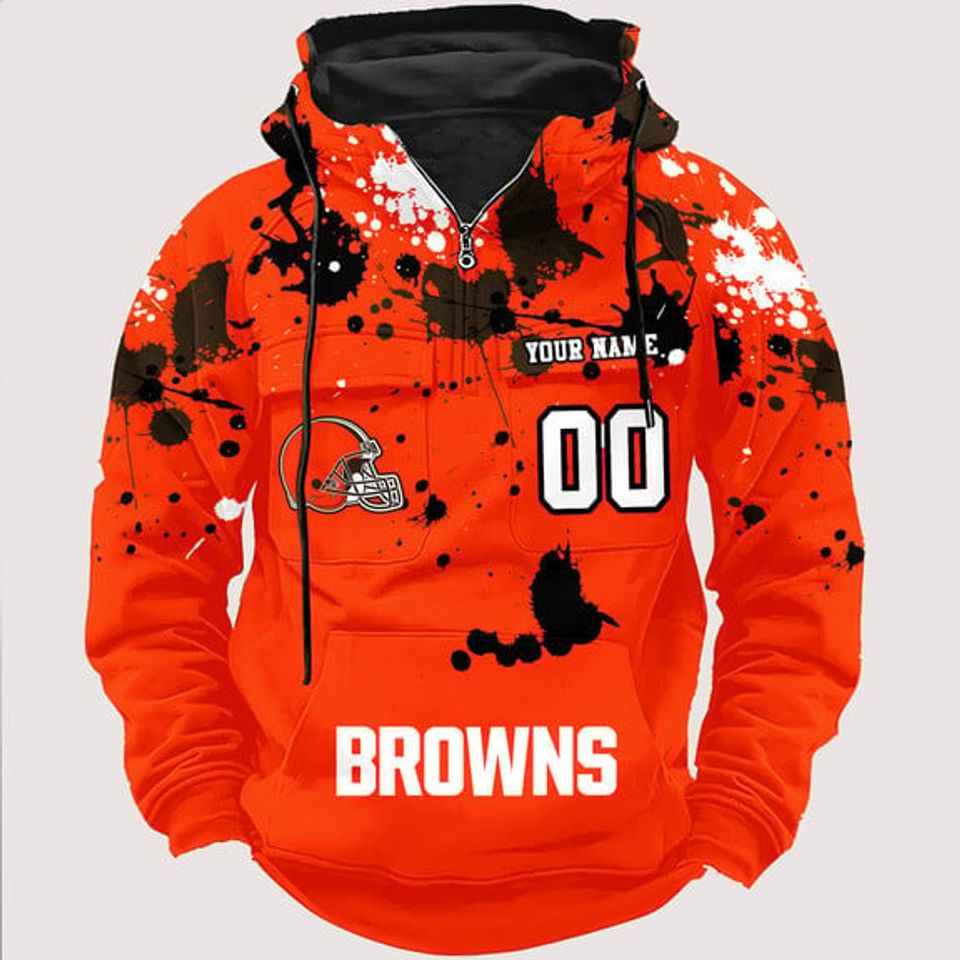 Browns Classic Revival 3D Hoodie Unisex T-shirt, Sweatshirt, Hoodie, Long Sleeve Tee - T-Shirt, Sweatshirt, Hoodie
