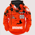 Browns Classic Revival 3D Hoodie Unisex T-shirt, Sweatshirt, Hoodie, Long Sleeve Tee - T-Shirt, Sweatshirt, Hoodie