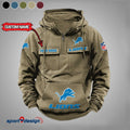 Detroit Lions Custom Vintage Cargo Hoodie Unisex T-shirt, Sweatshirt, Hoodie, Long Sleeve Tee - T-Shirt, Sweatshirt, Hoodie