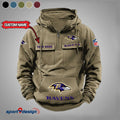 Baltimore Ravens Custom Vintage Cargo Hoodie Unisex T-shirt, Sweatshirt, Hoodie, Long Sleeve Tee - T-Shirt, Sweatshirt, Hoodie