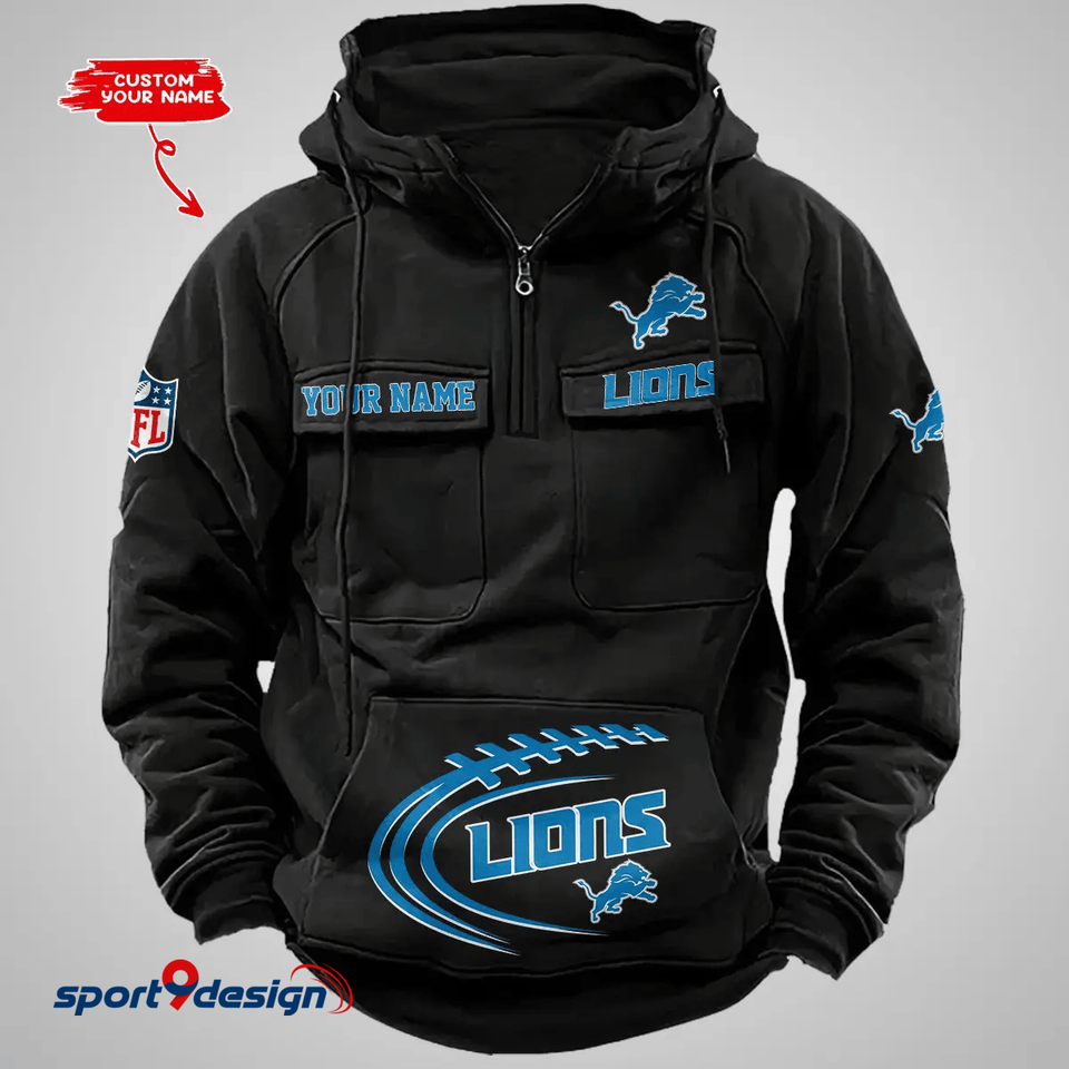 Detroit Lions Vintage Men Hoodie AZVMHD119 - Sport9Design Unisex T-shirt, Sweatshirt, Hoodie, Long Sleeve Tee - T-Shirt, Sweatshirt, Hoodie