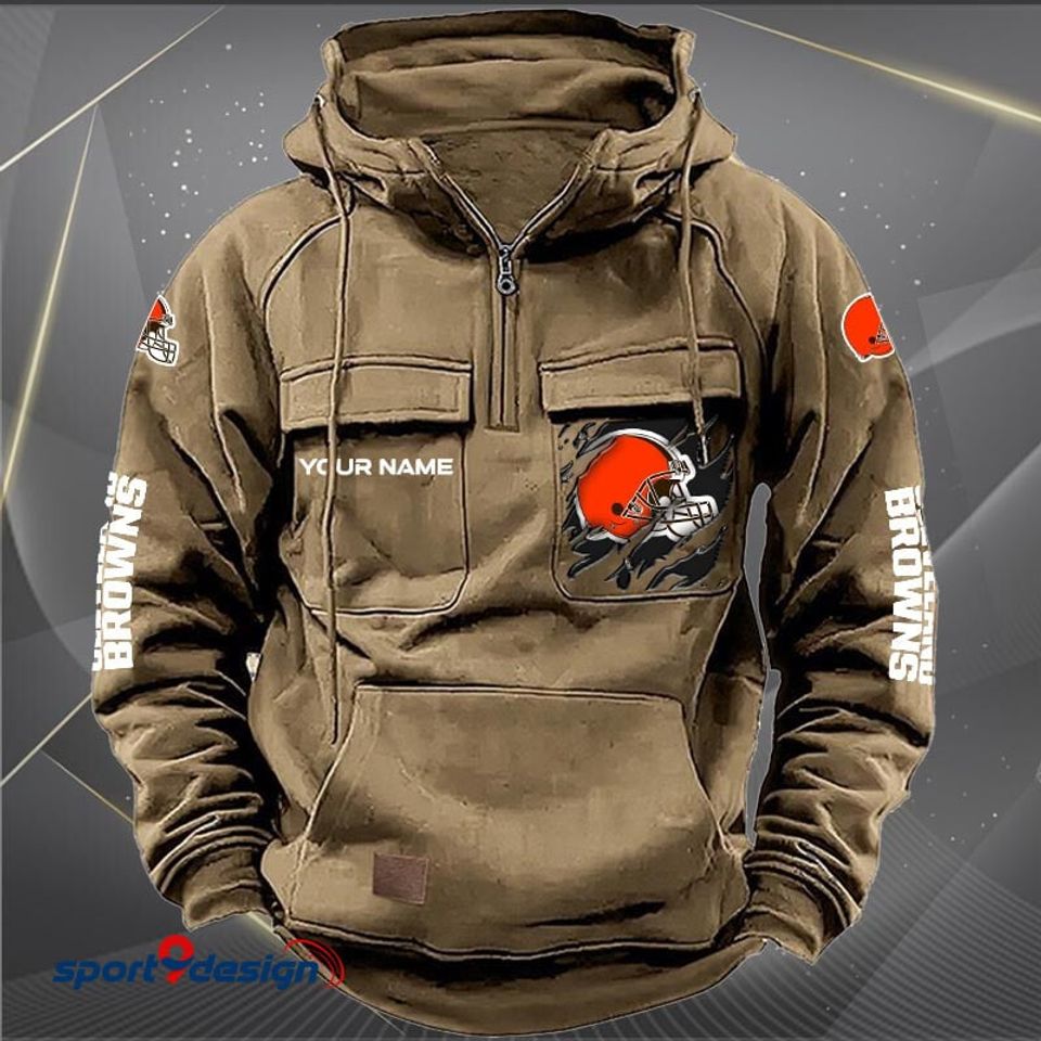 Cleveland Browns Vintage Men Hoodie AZVMHD039 - Sport9Design Unisex T-shirt, Sweatshirt, Hoodie, Long Sleeve Tee - T-Shirt, Sweatshirt, Hoodie