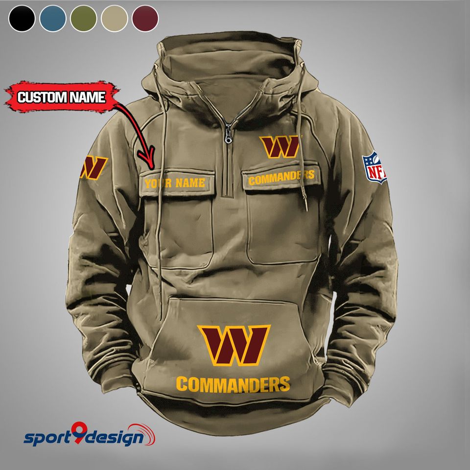 Washington Commanders Vintage Men Hoodie AZVMHD008 - Sport9Design Unisex T-shirt, Sweatshirt, Hoodie, Long Sleeve Tee - T-Shirt, Sweatshirt, Hoodie