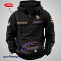 Minnesota Vikings Vintage Men Hoodie AZVMHD128 - Sport9Design Unisex T-shirt, Sweatshirt, Hoodie, Long Sleeve Tee - T-Shirt, Sweatshirt, Hoodie