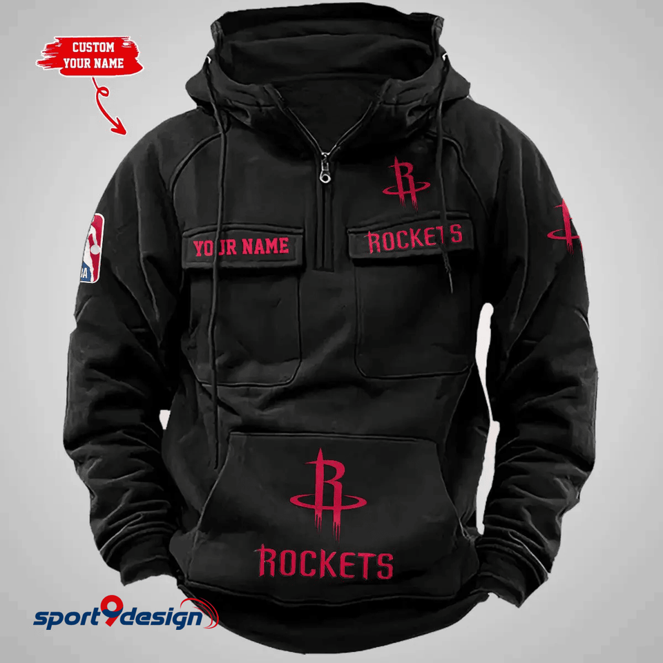 Houston Rockets Vintage Men Hoodie AZVMHD233 - Sport9Design Unisex T-shirt, Sweatshirt, Hoodie, Long Sleeve Tee - T-Shirt, Sweatshirt, Hoodie