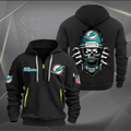 Miami Dolphins Tactical Hoodie, Football Fan Hoodie, Gift For Him Unisex T-shirt, Sweatshirt, Hoodie, Long Sleeve Tee - T-Shirt, Sweatshirt, Hoodie